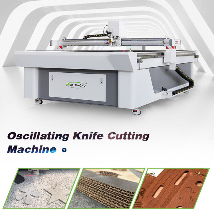 CNC Oscillating Blade Leather Cutter-Vibrating Knife Cutting Machine
